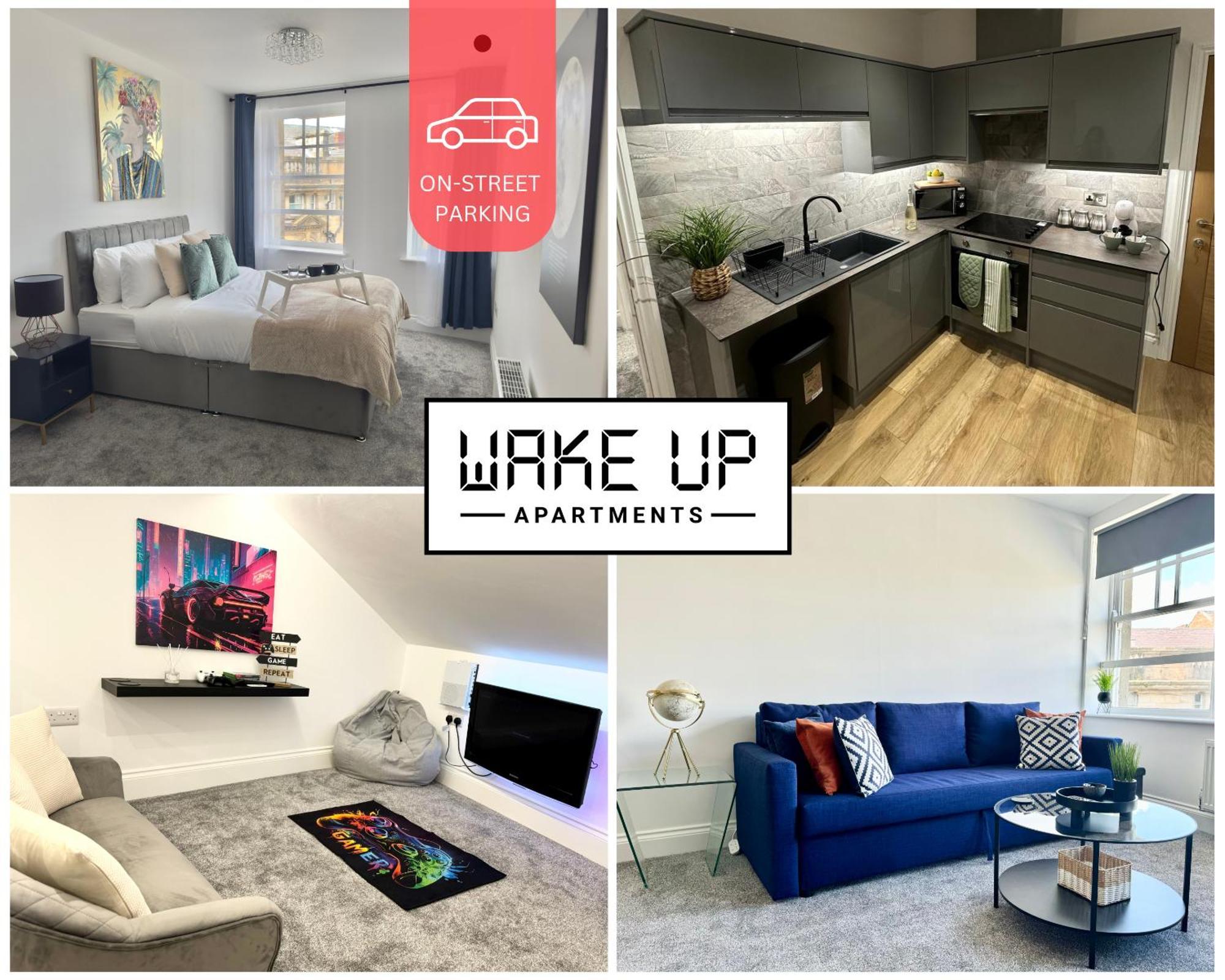 The Crown View - Luxury Apartment - Free Parking Nearby Harrogate Værelse billede