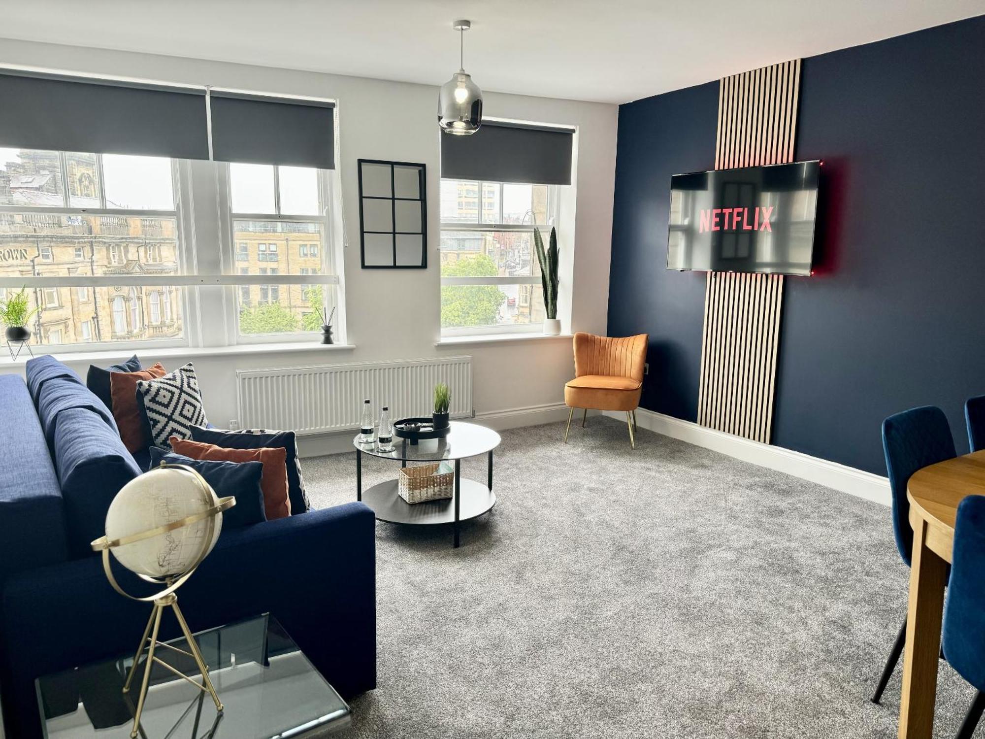 The Crown View - Luxury Apartment - Free Parking Nearby Harrogate Eksteriør billede